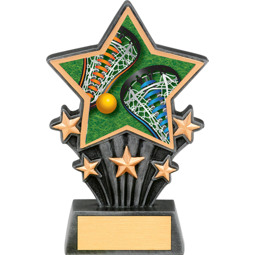 Lacrosse Resin Super Star Trophy - 6 1/2"