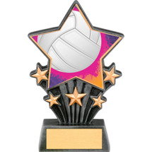 Volleyball Resin super Star Trophy - 6 1/2"