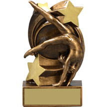 Dance Trophy - Dance Star Swirl Resin Trophy