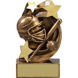 Softball Trophy - 5 1/4" Softball Star Swirl Resin Trophy