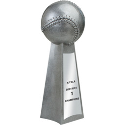 Resin Championship Baseball Trophy