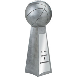 Resin Championship Basketball Trophy