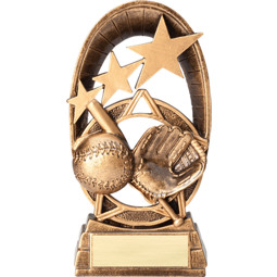 Baseball Radiant Resin Trophy