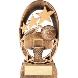 Basketball Radiant Resin Trophy