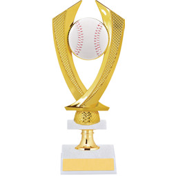 Baseball Trophy - Large Baseball Falcon Riser Trophy