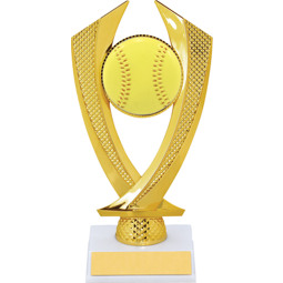 Softball Trophy - Small Softball Falcon Riser Trophy