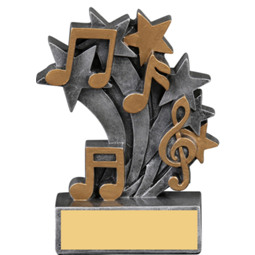 Music Star Blast Resin Trophy