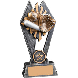 Sunray Baseball Resin Trophy - 7"