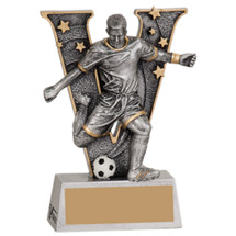 Victory Soccer Male Resin Trophy - 5"