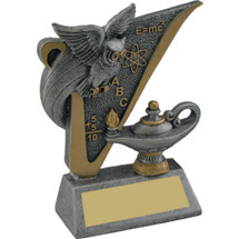 Lamp of Learning Value Victory Resin Trophy - 4 1/2"