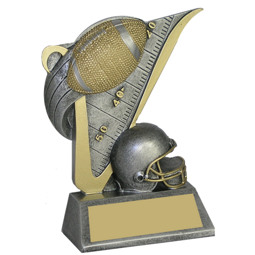 Football Value Victory Resin Trophy - 4 1/2"