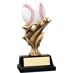 Resin Baseball Star Trophy