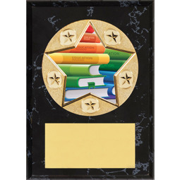 Education Plaque - 5 x 7" Star Emblem Plaque
