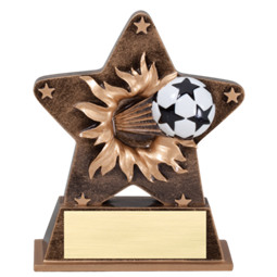 Soccer Trophy - Soccer Starburst Trophy
