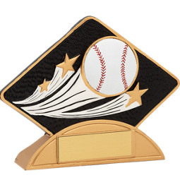 Resin Baseball Diamond-Shaped Award