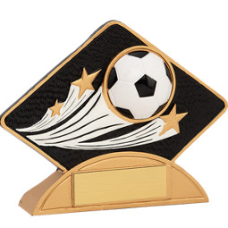 Resin Soccer Diamond-Shaped Award