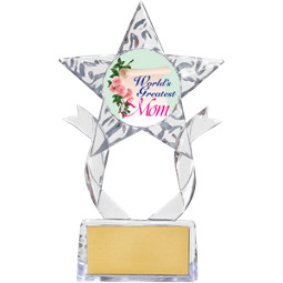 World's Greatest Mom Star Trophy - Mother's Day Trophy