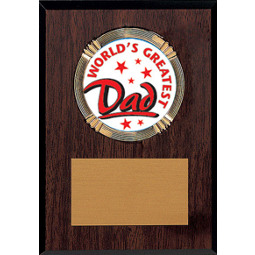 World's Greatest Dad Plaque - Father's Day Plaque