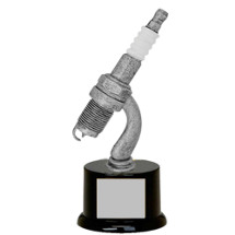 Spark Plug Trophy with Black Acrylic Base