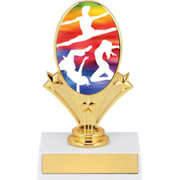 Dance Trophy - Dance Oval Riser Trophy