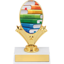 5 3/4" Education Oval Riser Trophy