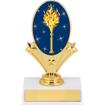 5 3/4" Victory Oval Riser Trophy