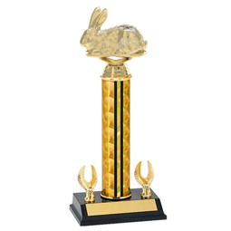 10" Easter Bunny Trophy - Rabbit Trophy