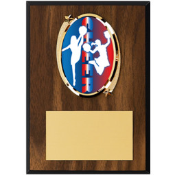 Cheer Plaque - 5 x 7" Oval Emblem Plaque