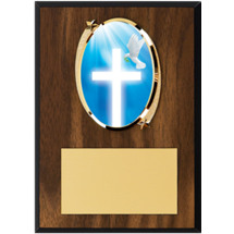 Religious Plaque - 5 x 7" Oval Emblem Plaque