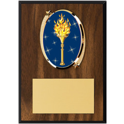 Victory Plaque - 5 x 7" Oval Emblem Plaque