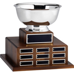 13 x 10 3/8" Paul Revere Bowl Perpetual Award