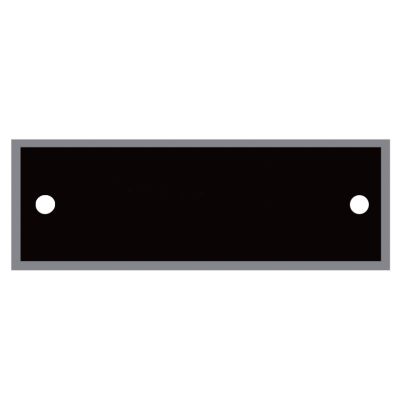 Black Aluminum NamePlate, Perpetual Plate - Free Engraving | Dinn Trophy