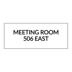 2 x 8" White Laminated Door/Name Plate with Adhesive Tape