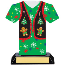 Crown Awards Ugly Christmas Sweater Trophies with Custom Engraving 6 Personalized Ugliest Christmas Sweater Contest Trophy On Black Base Prime Crown Awards Ugly Christmas Sweater Trophies with Custom Engraving 6 Personalized Ugliest Christmas Sweater Contest Trophy On Black Base Prime